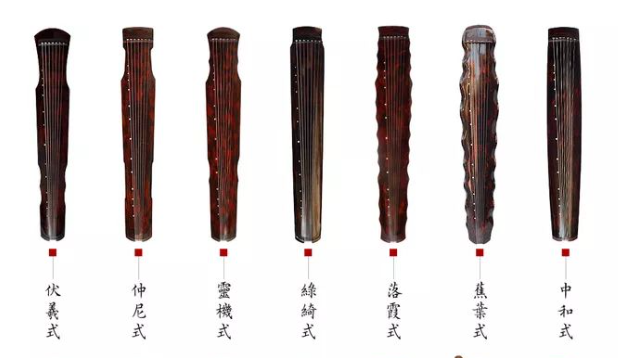 萍乡市十四种常见古琴样式（图集）